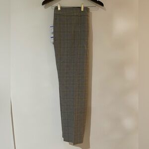 Evan-Picone Black Label Chocolate Plaid Dress Pants - NWT